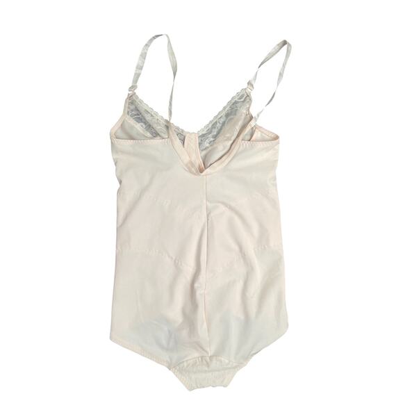 VTG Petal Pink Smoothie Diet Skinny Waist Shapewear Girdle Sz 38B Bodysuit Sexy - Picture 7 of 9